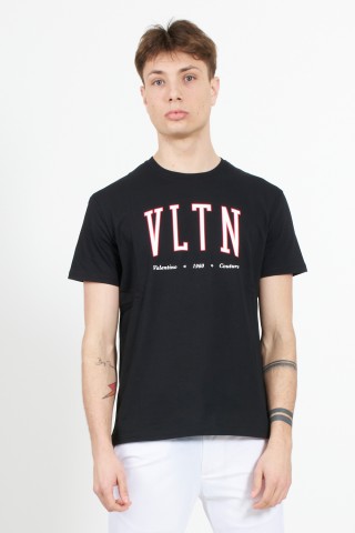T-Shirt stampa VLTN red