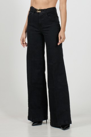 CLEA FLARED JEANS WITH BELT