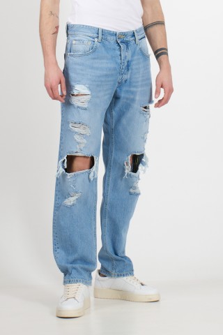 Kanye Jeans baggy strappi