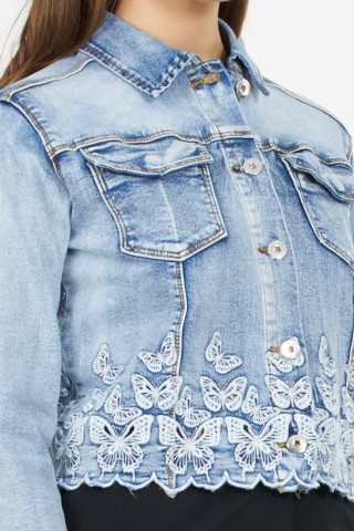 BUTTERFLY EMBROIDERED JACKET