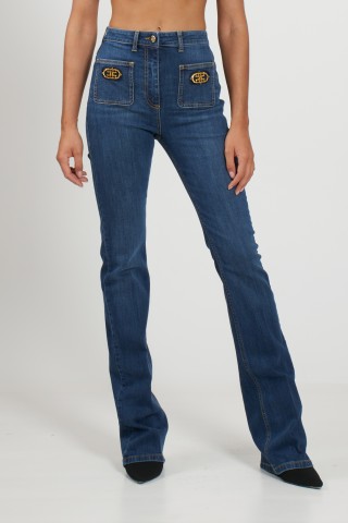 JEANS TOPPE RICAMATE