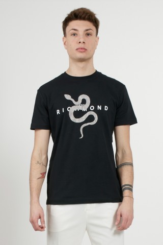 T-shirt regular logo serpente