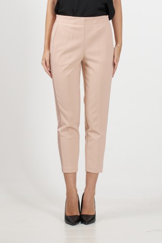 BAND PANTS IN SATIN