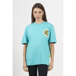 Retro palm tree print T-shirt