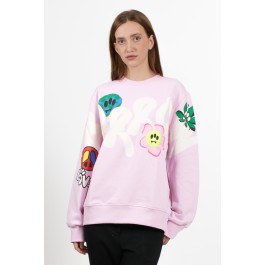 Flower round sweatshirt